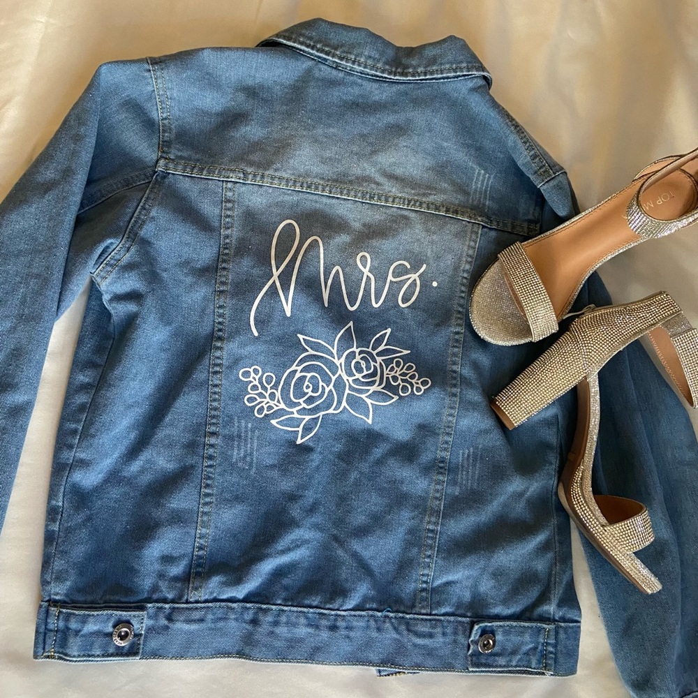 Mrs Denim Jacket. Wedding Outfit!